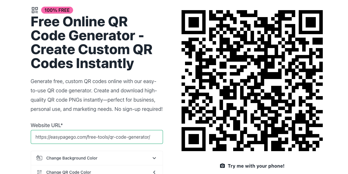Free Online QR Code Generator - Create Custom QR Codes Instantly ...